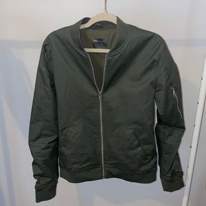 Men’s Olive Green Bomber Jacket - Asos